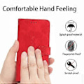 Miniatyrbillede 5 af 5: Til iPhone 11 Mobiltelefon Etui Blomster Præget PU Læder Stand Wallet Cover (Style D)