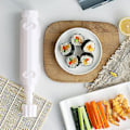 Miniatyrbillede 3 af 5: Stribet Sushi-Making Sæt Genanvendelig Holdbar Sushi Maker til Køkken Hjem (Sort)