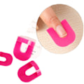 Miniatyrbillede 6 af 6: Manicure Anti-overflow Cover Neglelak Stencils Kit 52 Stykker Negle P