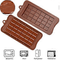 Miniatyrbillede 4 af 5: Chokoladeform | 3 stk. 24 Brune Chokolade Silikonforme