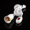 Miniatyrbild 5 av 5: E27 LED-lamphållare för hängande inomhusbelysning med strömbrytare och sladd, universell lampa, tillbehör (lamphållare 5m set2)
