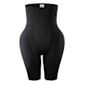 Miniatyrbild 1 av 5: Shapewear Vadderade Trosor för Buttlyft Hög Midja Tränare För Kvinnor Magekontroll Kroppsformare Höftförstärkare Lår Slim (L SVART)