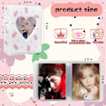 Miniatyrbilde 3 av 5: 3 Tommer K-Pop Fotokortbinder (Hvit - Smykke Ikke Inkludert), Pe
