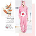 Miniatyrbild 4 av 5: Vuxen Björn Onesie Pyjamas Cosplay Djur Hemmakläder Sovkläder Jumpsuit Kostym För Kvinnor Män (XL Rosröd)
