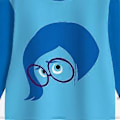 Miniatyrbild 4 av 5: Barnens Inside Out 2 Pyjamas Sadness Cosplay Kostym Långärmad T-shirt Byxor Set Sovkläder Nattkläder Pjs Outfits (6-7 år)