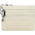 Pikkukuva 1 / 5: Naisten aito nahkainen kolikkopussi Mini Pouch Change Wallet avaimenperällä