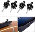 4 Set Gitarr Rem Lås Knappar Anti-Slip Gitarr Remmar Buc