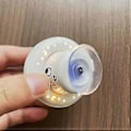 Miniatyrbillede 3 af 5: Flerfarvet LED Svampe Natlampe 4 Niveauer Justerbar Lysstyrke Natlys med Sugekop til Soveværelse