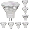 Miniatyrbillede 1 af 5: 12v 35w Halogenlamper GU4 Spot Base 2800k Varmt Hvid, Dæmpbar, Pakke med 8 ( )