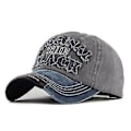 Miniatyrbillede 3 af 5: Retro Casual Vasket Baseball Cap (Grøn Sort)