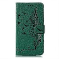 Miniatyrbillede 1 af 4: (Grøn) Etui til iPhone 15 Premium PU Læder Etui Stand Funktion Magnetisk Mobiltelefon Beskyttelses Etui iPhone 15 Pung