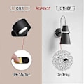 Miniatyrbillede 5 af 5: Genopladelig væglampe sengelampe læselampe genopladelig bærbar touch justerbar natlampe magnetisk suge skabslys (Hvid)