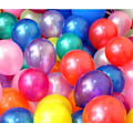 Miniatyrbillede 3 af 5: 100 Multifarvede Perle Balloner. Oppustelige Fødselsdag Balloner