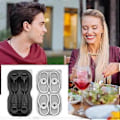 Miniatyrbilde 3 av 5: Sko Isbitform 4 Hulrom Skoform Isbitformer Gjenbrukbar Morsom Form Isbitbrett Enkel Silikon Isballmaskin C