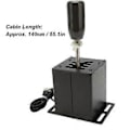 Miniatyrbild 4 av 5: USB Simulator Växelspak 6 Plus R Racing H Växelspak med Kolfibergrepp för Logitech G29 G27 G25 G920 för T300RS GT Svart