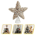 Miniatyrbilde 2 av 3: 1 stk Juletre Topper Stjerne Topper Juletre Topper Glitrende Juletre Dekorasjon