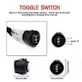 Miniatyrbillede 4 af 5: LED lysbjælke ledningsnet kit 480W 14 AWG LED ledningsnet