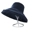 Miniatyrbild 1 av 6: Solid Color Fisherman Hat Foldable Fashionable Summer Hat for Commuting deep cerulean