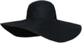 Women's Floppy Wide Brim Sun Straw Hat UPF 50 Summer Hat Foldable Roll Up Floppy Beach Hat Sun Hat Straw Hat Black