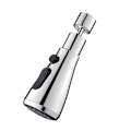 Swivel Shower Head for Kitchen Faucet Silver Silver