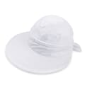 Dam UPF 50+ UV-skydd Konvertibel Strandhatt för White