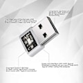 Pikkukuva 5 / 5: Usb C - Usb-sovitin [3-pakkaus, hopea], Usb A - Usb C, Usb C - Usb, Usb C -sovitin, Usb C -liitin, Usb-sovitin, Usb C - Usb, Usb Usb C, Usb C/a-sovitin