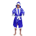 Miniatyrbilde 5 av 5: Bokserobe for menn MMA Boksing Muay Thai Menn Hettelong Erme Kappe Robe Uniform Kostyme - WELLNGS Red M