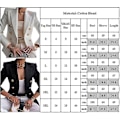 Miniatyrbilde 2 av 2: Dame Casual Langærmet Lapel Dobbel-breasted Slim Work Office Blazer Jakke-WELLNGS red 2XL