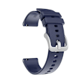 Miniatyrbillede 1 af 5: 1 stk. Urrem til Garmin Venu Sq Silikone Sølvspænde Rem til Garmin Vivomove3 Udskiftning - WELLNGS Midnight blue