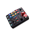 Miniatyrbillede 1 af 5: PXN CB1 Sim Racing Knapperboks med RGB-belysning, 30 Programmerbare Knapper til Truck- og Racingspil - WELLNGS