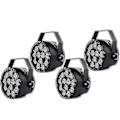 Miniatyrbilde 1 av 3: 4x Led Par64 Scenebelysning Rgbw Dmx512 Scenebelysning - WELLNGS