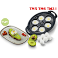 Miniatyrbild 4 av 5: För TM5 TM6 TM31 Ny 6-i-1 Äggkokare Fack Livsmedelsklassad PP, 6 Ägg Ångkokare - WELLNGS