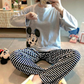 Miniatyrbild 4 av 5: Gabors Disney tecknad animation Donald Duck dam pyjamas populär höst långärmad bekväm ytterkläder hem kläder kostym - WELLNGS G 46-56kg