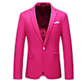 Miniatyrbillede 1 af 4: Moderne herreblazer til forretning og fritid - WELLNGS rose red 4XL
