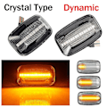 Miniatyrbilde 3 av 5: 2 stk Dynamisk LED Sidemarkerlys Blinklys for Toyota Land Cruiser 70 80 100 Serie - WELLNGS