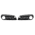 Miniatyrbild 1 av 5: Frontgrill för dimljus med ljuslist till BMW 5-serie F10 F11 F18 2014-2017 - WELLNGS 0 0