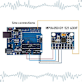 Miniatyrbild 5 av 5: 10 stycken -521 MPU-6050 MPU6050 modul, 3-axlig accelerometer 6 DOF gyroskopsensor modulkit 16 B-WELLNGS