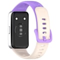 Miniatyrbilde 1 av 5: for Huawei Band 8/8 NFC/9/9 NFC Glanset Silikon Klokkereim Erstatning Klokkebånd-WELLNGS Style L
