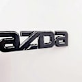 Miniatyrbillede 4 af 5: 3D Kromsort ABS Bogstaver Bagagerumsdør Bil Badge Sticker Dekal til Mazda 3 6 Tilbehør - WELLNGS Chrome MAZDA 6