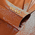 Miniatyrbillede 3 af 3: Moderne herreblazer til forretning og fritid - WELLNGS Orange M