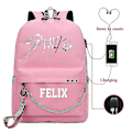 Miniatyrbilde 3 av 5: Stray Kids Usb Ryggsekk Koreansk Stil Felix Boksekk Tilbake Til Skolen Gutter Jenter Fans Gavepose Mochila_BF SOCIETY-WELLNGS 22