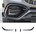 Pikkukuva 2 / 5: Etuhelman spoileri Cla45 Amg C118 2020 2021 Kiiltävä musta puskurin spoilerit Sumuvalot Koristeellinen-WELLNGS