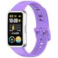 Miniatyrbilde 4 av 5: for Huawei Band 8/8 NFC/9/9 NFC Glanset Silikon Klokkereim Erstatning Klokkebånd - WELLNGS Style P
