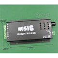 Miniatyrbillede 4 af 5: DC12-24V 24 knappers musikcontroller 3 kanaler IR fjernbetjening RGB controller lydfølsom til lys Lam-WELLNGS