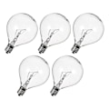 Miniatyrbilde 3 av 3: 5 stk E12 Duftvoks Diffuser Lampe 25w Dimbar Globe Klar Lyspære -CDSX-WELLNGS