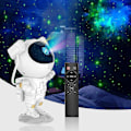 Miniatyrbillede 1 af 5: Astronaut Galaxy Projektor Stjernehimmel Nattelys, Astronaut Stjerneprojektor med Nebula, Timer og Fjernbetjening, Stjernelampe til Soveværelse-WELLNGS
