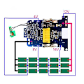 Pikkukuva 4 / 5: 5 kpl BL1830 Li-Ion akkua BMS PCB lataussuojauslevy - WELLNGS