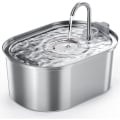 Miniatyrbillede 1 af 5: Rustfrit Stål Kattefontæne, 3,2L Automatisk Kattefontæne med Lydløs Pumpe, Opvaskemaskine-Sikker Design, Velegnet til Flere Kæledyr-WELLNGS