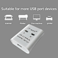 Miniatyrbillede 3 af 5: USB-printerdeling, 2 i 1 ud printerdeling, 2-ports manuel Kvm-switch Splitte-WELLNGS