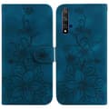 Läderfodral för Huawei nova 5T / Honor 20-WELLNGS Blue
